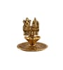 Goddess Laxmi Ganesh Gold Aluminium Diya