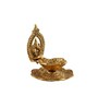 Lord Ganesha Gold Aluminium Diya