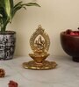 Lord Ganesha Gold Aluminium Diya