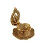 Lord Ganesha Gold Aluminium Diya