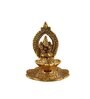 Lord Ganesha Gold Aluminium Diya