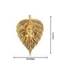 Lord Ganesha Gold Aluminium Wall Hanging