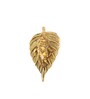 Lord Ganesha Gold Aluminium Wall Hanging