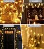Warm White Metal Diya LED String Lights 14 LED 3 Meter