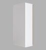 Onex 2 Door Wardrobe Frosty White & Natural Teak Finish