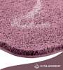 Onion Pink Absorbent and Quick-Dry Polyester Bath Mats 30x45 cm
