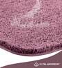 Onion Pink Absorbent and Quick-Dry Polyester Bath Mats 40x60 cm
