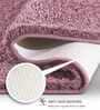 Onion Pink Absorbent and Quick-Dry Polyester Bath Mats 40x60 cm
