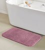 Onion Pink Absorbent and Quick-Dry Polyester Bath Mats 50x70 cm