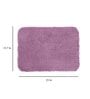 Onion Pink Solid 100% Polyester AntiSkid Bathmat