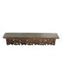 Engineered Wood Floating Wall Shelf In Brown