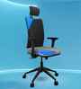 Onyx Breathable Mesh Ergonomic Chair in Black Colour with Headrest
