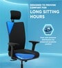 Onyx Breathable Mesh Ergonomic Chair in Black Colour with Headrest