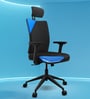 Onyx Breathable Mesh Ergonomic Chair in Black Colour with Headrest