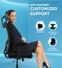 Onyx Breathable Mesh Ergonomic Chair in Black Colour with Headrest