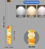 Onyx Marble LED Pendant Light with 3 Color Modes