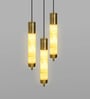Onyx Marble LED Pendant Light with 3 Color Modes