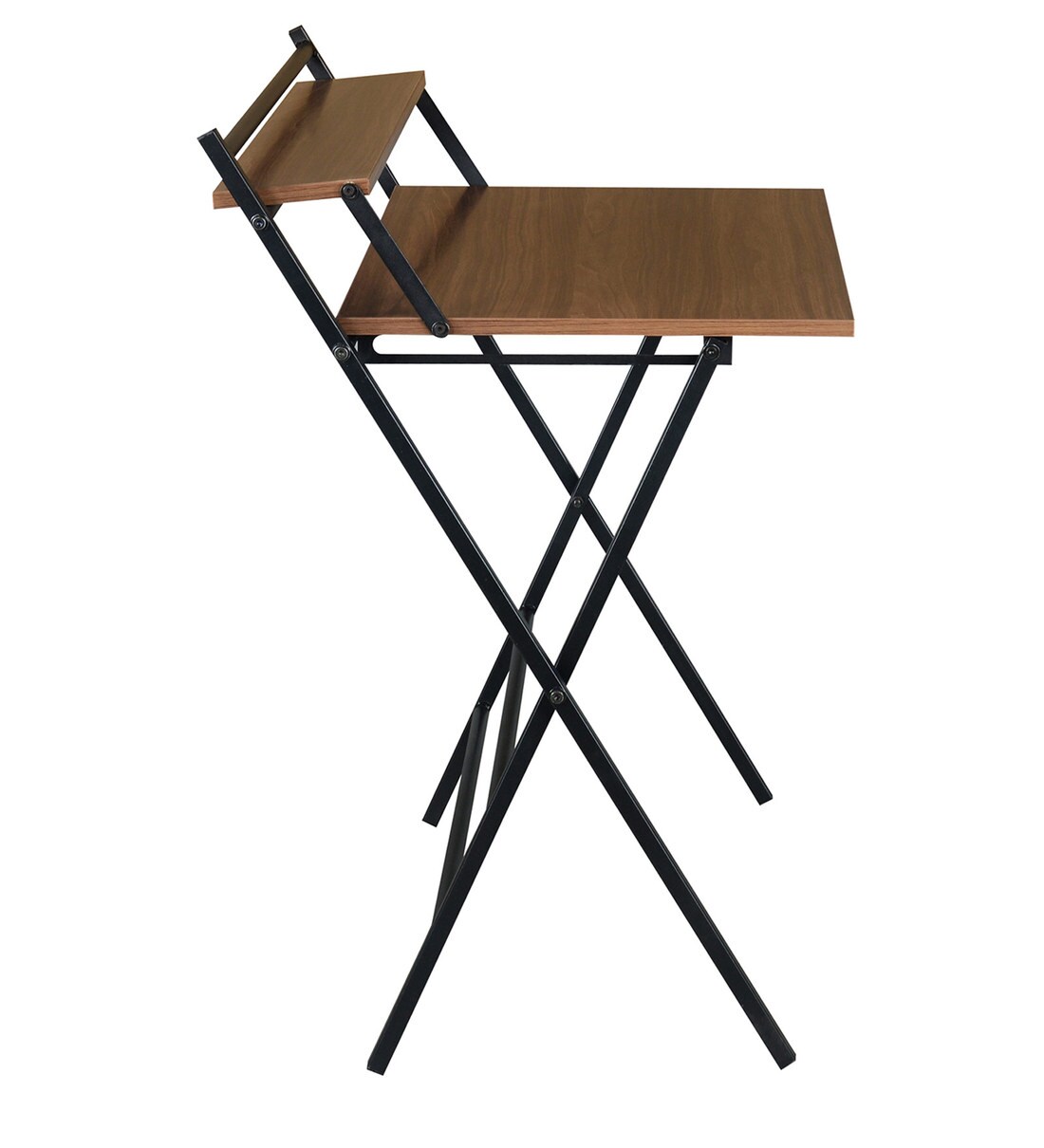 Buy Optimal Folding Study Table in Walnut Finish By Nilkamal Online