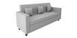 Optima Fabric 3 Seater Sofa In Grey Colour