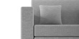 Optima Fabric 3 Seater Sofa In Grey Colour