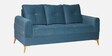 Opulent Fabric 3 Seater Sofa In Blue Colour