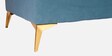 Opulent Fabric 3 Seater Sofa In Blue Colour