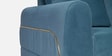 Opulent Fabric 3 Seater Sofa In Blue Colour
