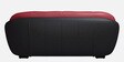 Opulent Leatherette 3 Seater Sofa in Claret & Black Colour