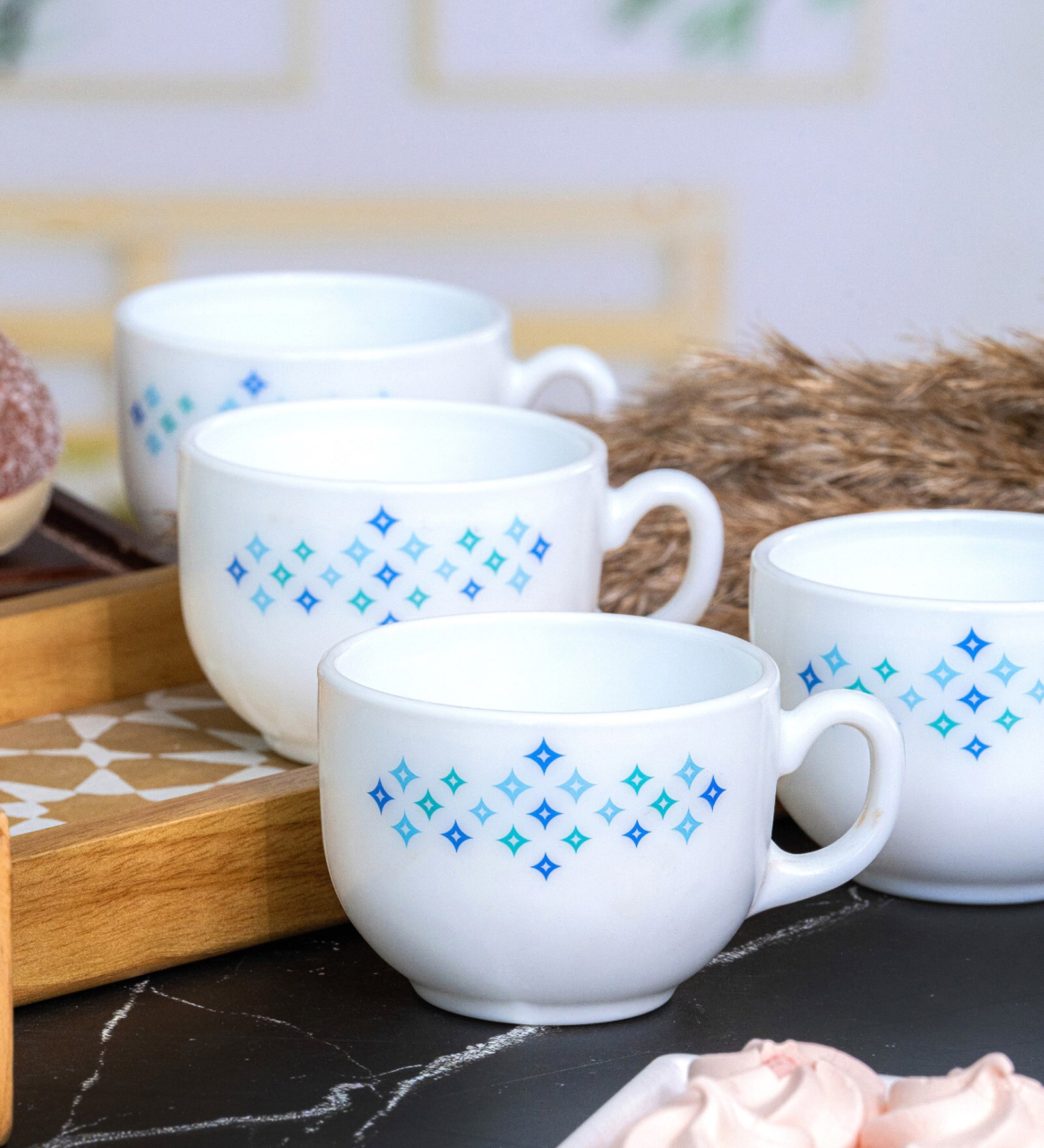 Opal 6pcs Tea/Coffee Cup Set