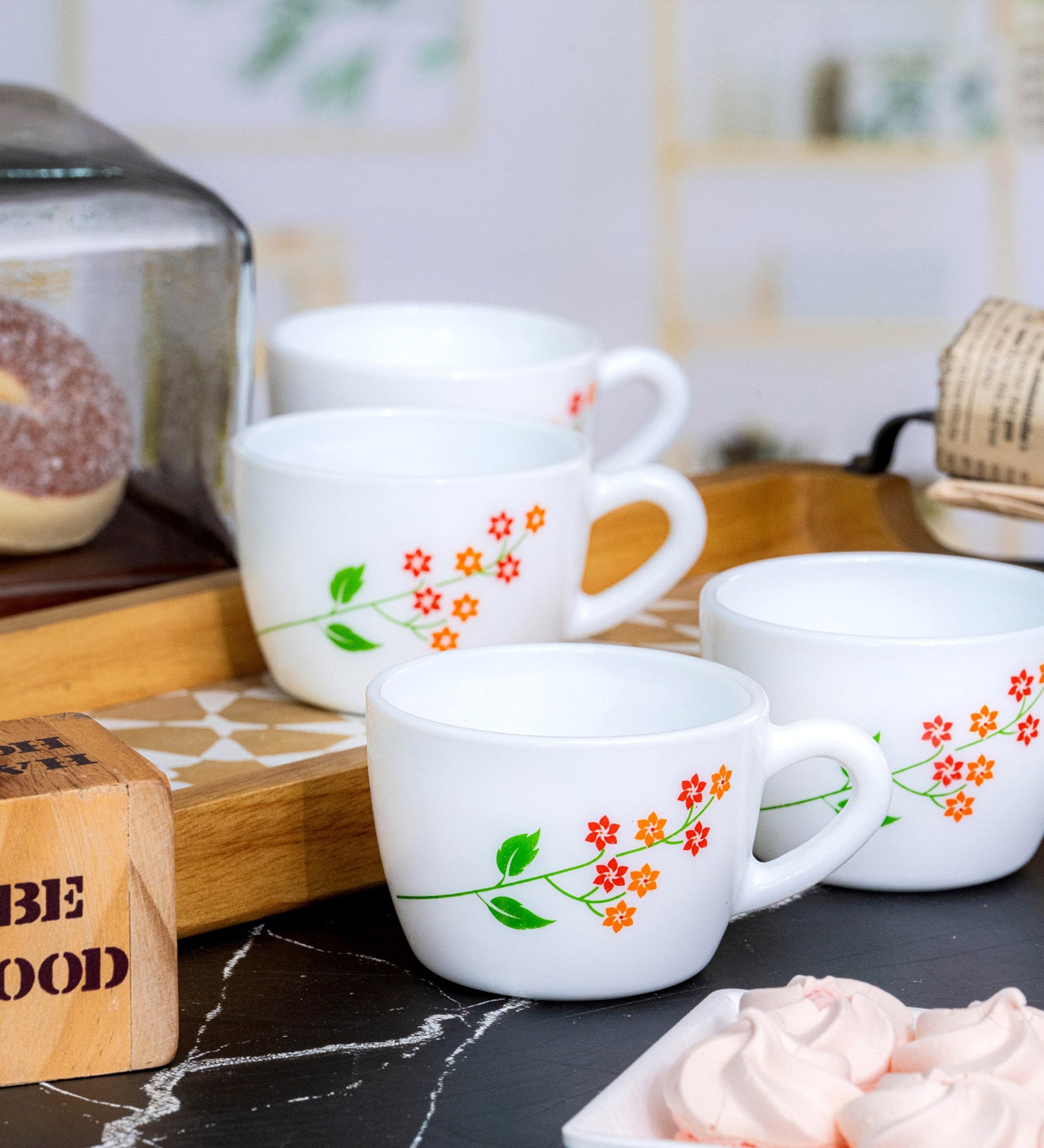 Opal 6pcs Tea/Coffee Cup Set
