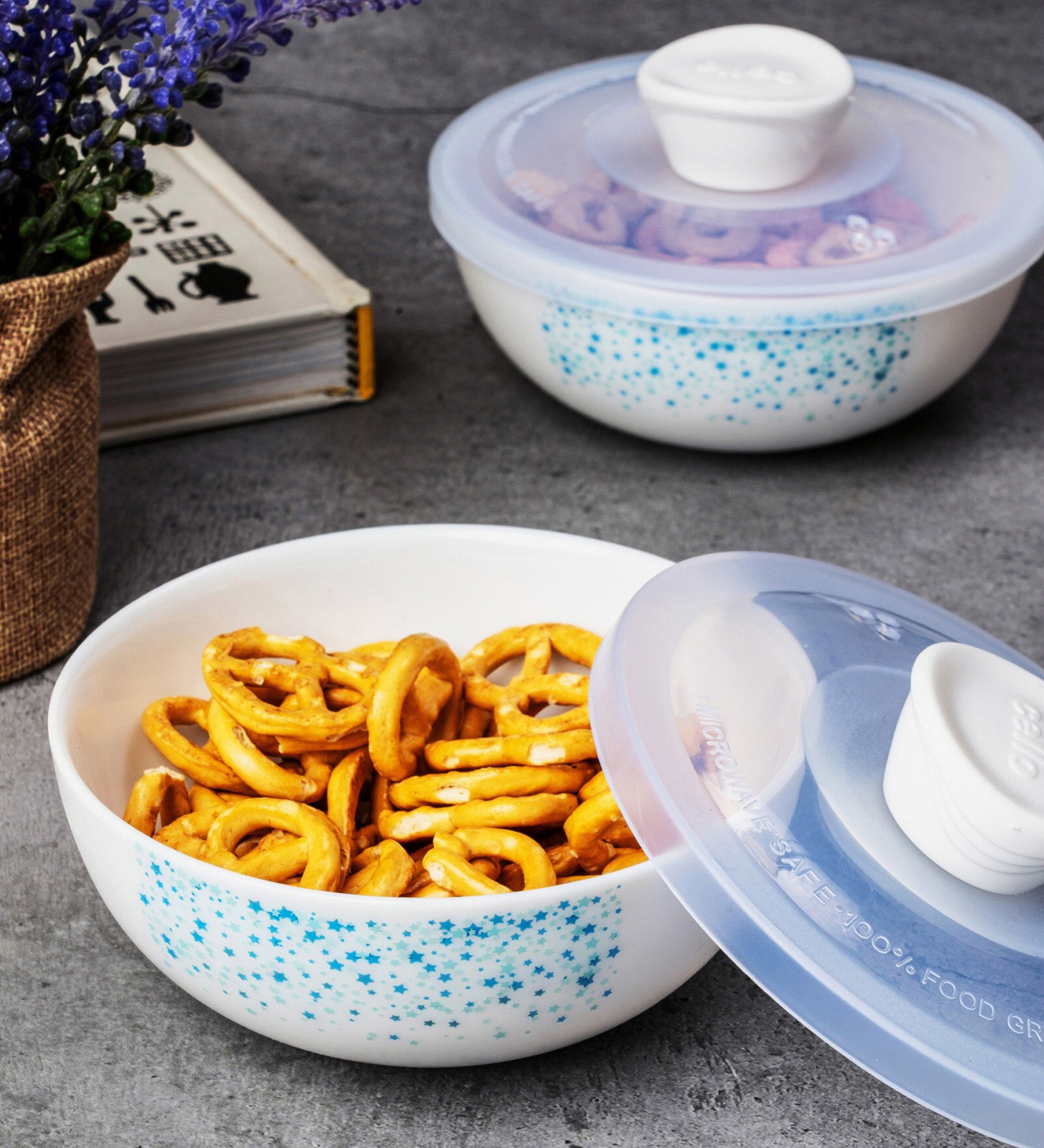 Opal Glass 4pcs Multipurpose Bowl Set