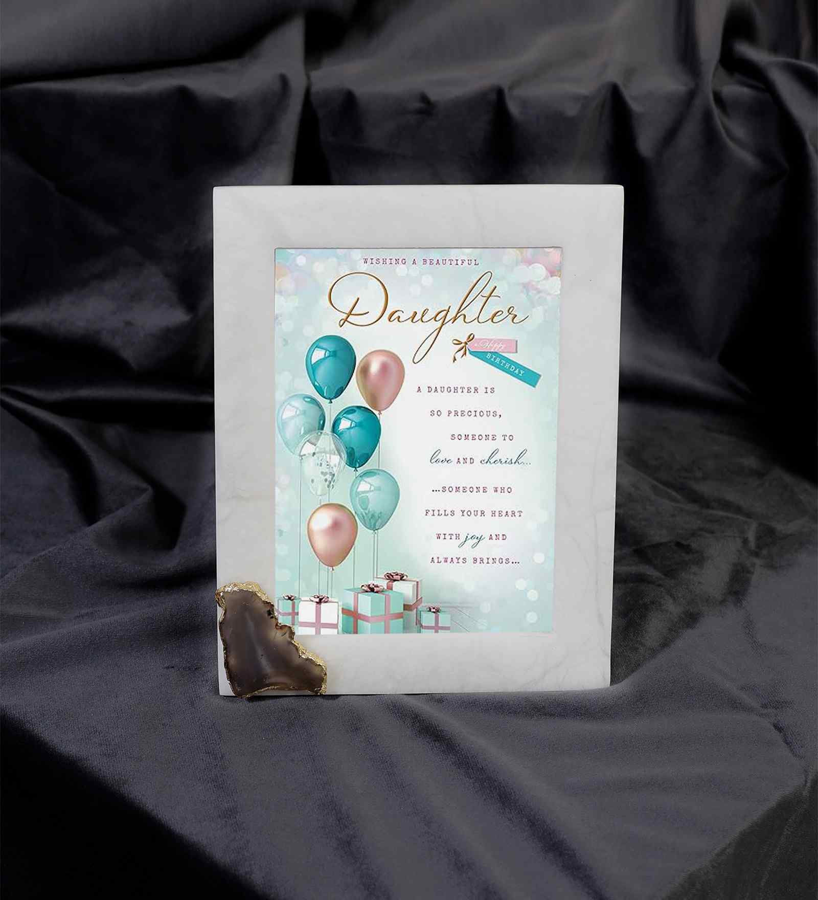 Opaline Marble Photo Frame