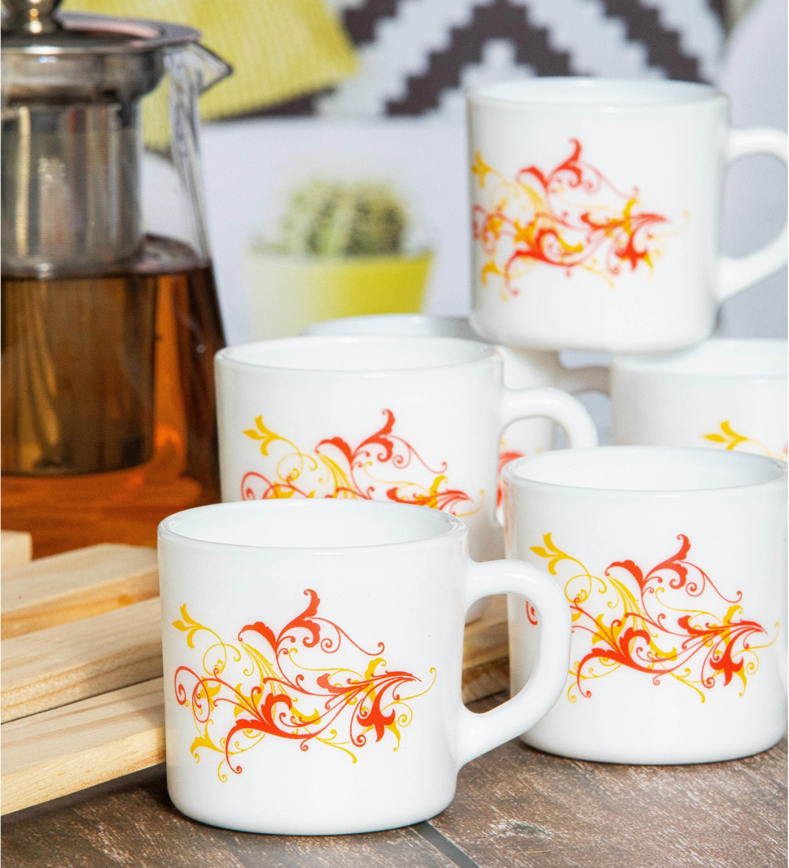 Opalware Coffee Mug Small (Set of 6pcs)