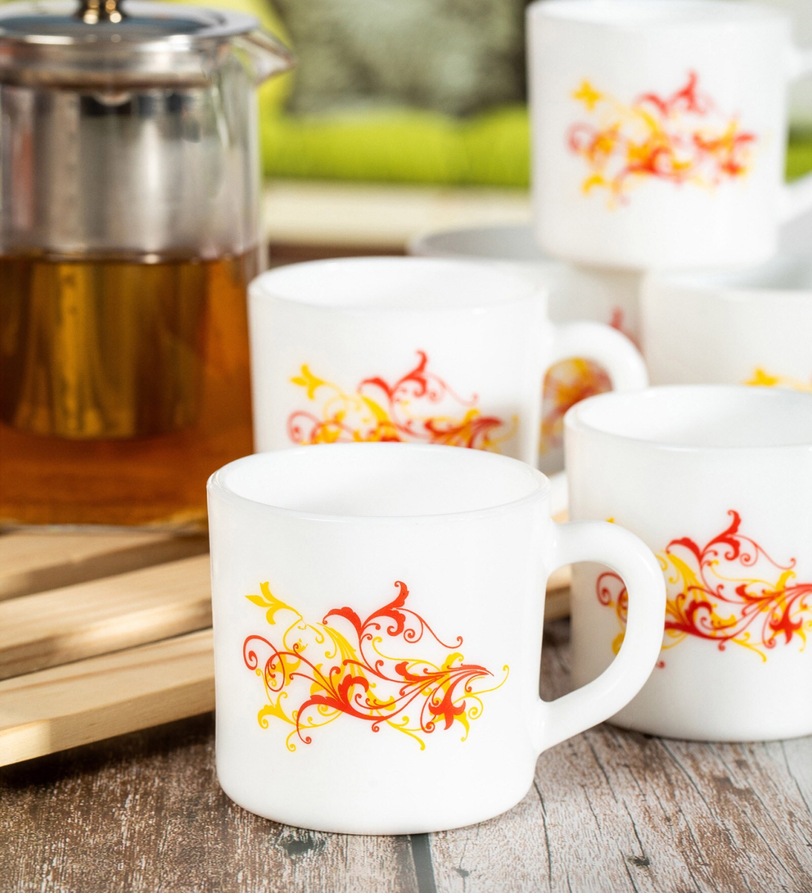Opalware Dazzle Stella 18cl Coffee Mug (set of 6pcs)