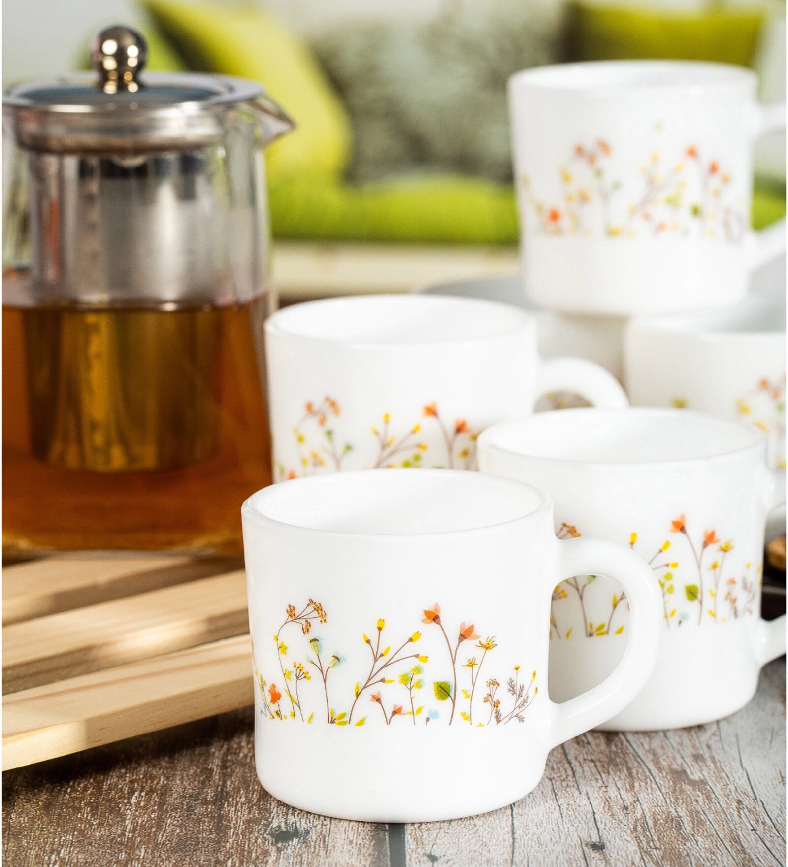 Opalware Dazzle Stella Coffee Mug (set of 12pcs)