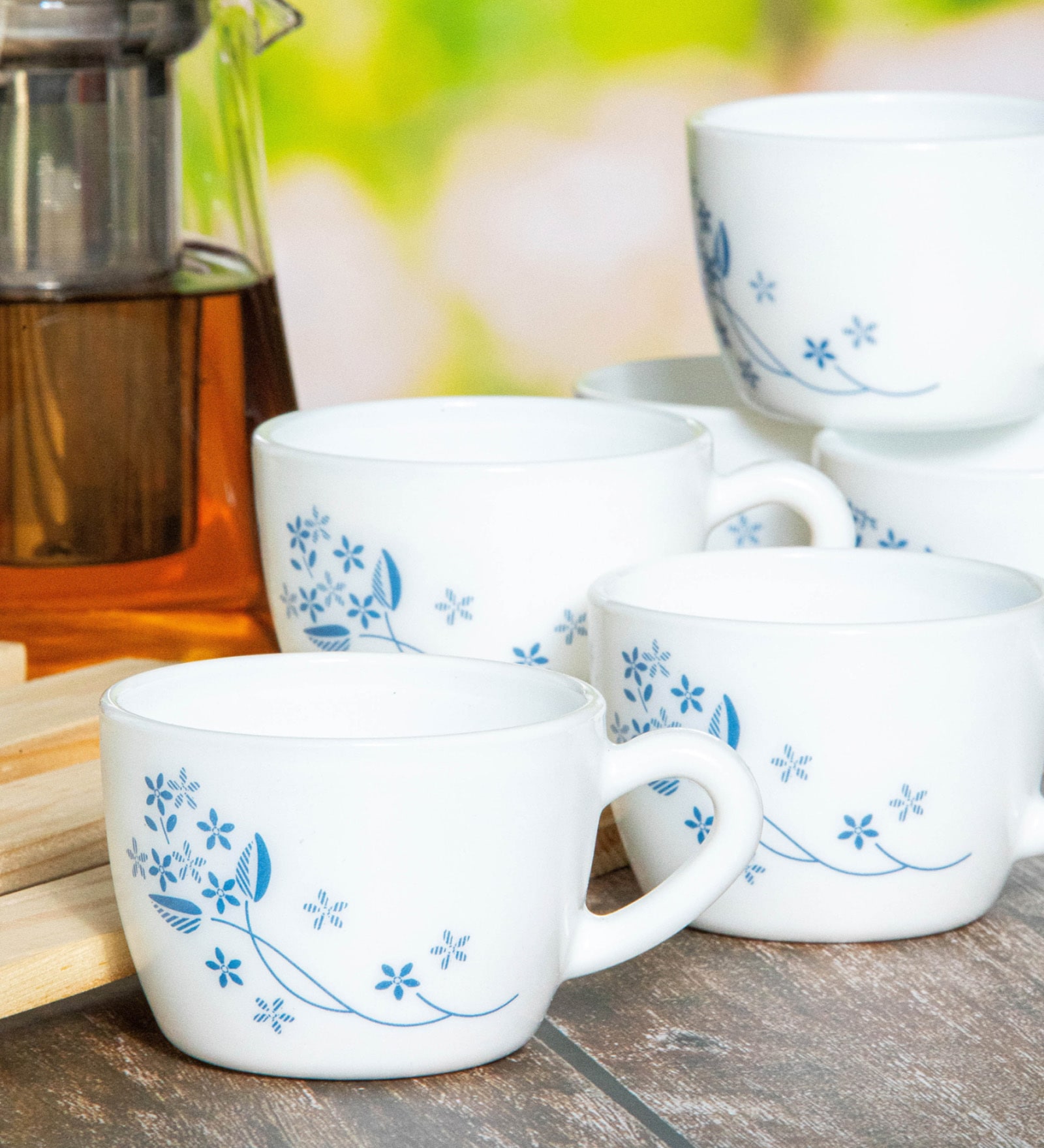 Opalware Tea/Coffee Cup Medium (Set of 6pcs)