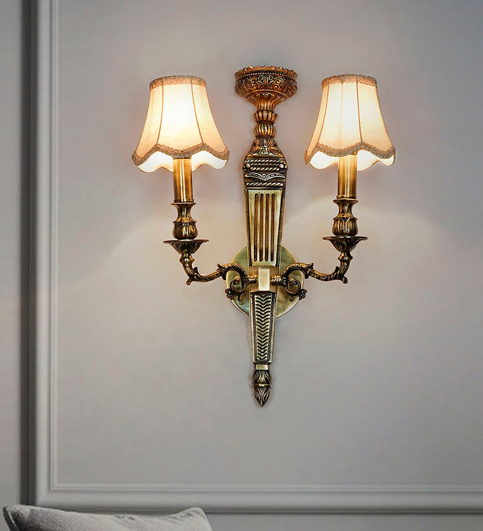 Opulent & Regal Long Double Wall Sconce