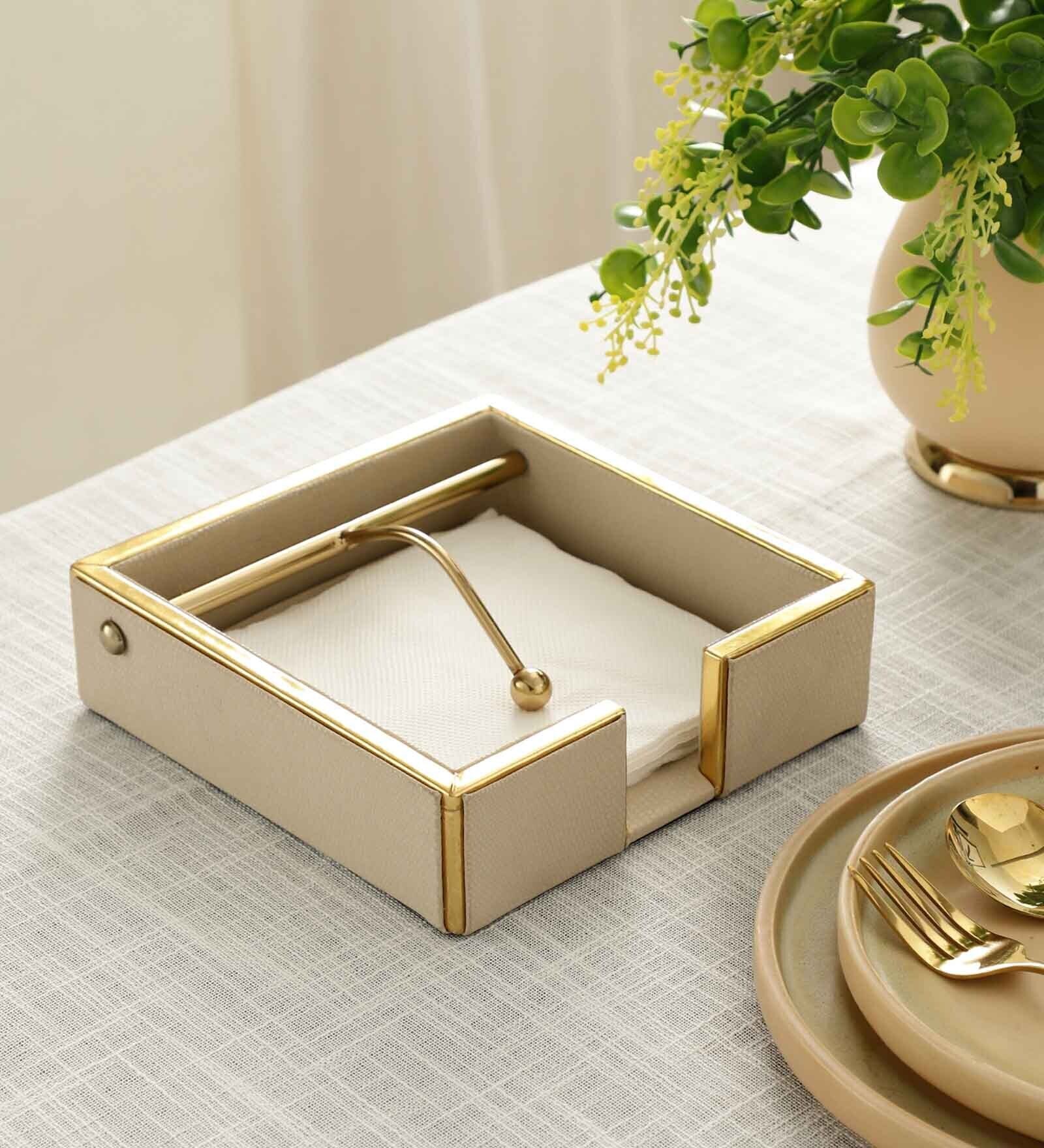 Opus Leather Napkin Cradle