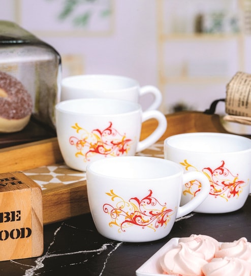 Opal 6pcs Tea/Coffee Cup Set