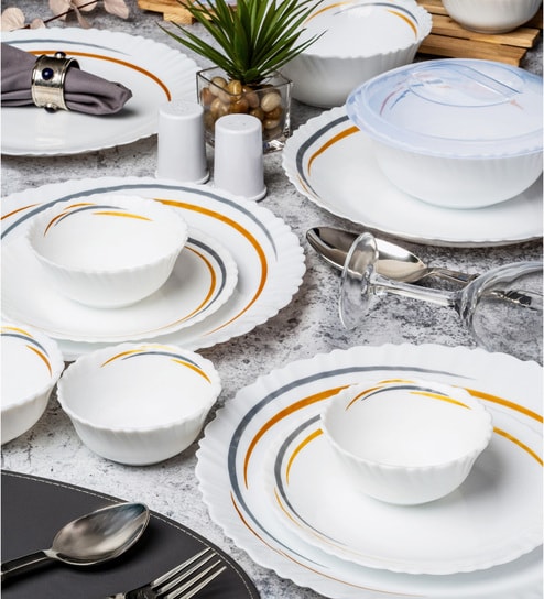 Opal Glass 31pcs Dinner Set