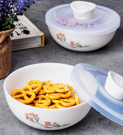 Opal Glass 4pcs Multipurpose Bowl Set