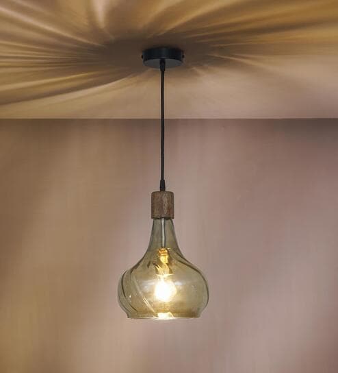 Optica Glass Ceiling Pendant (Smoke)