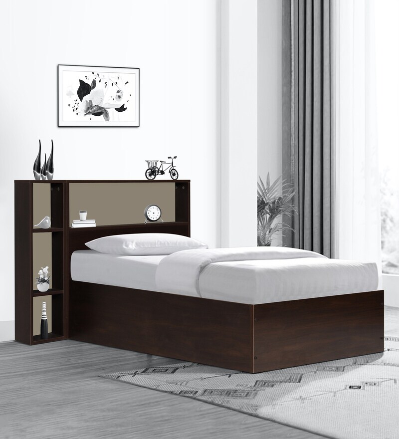 pepperfry single bed with storage