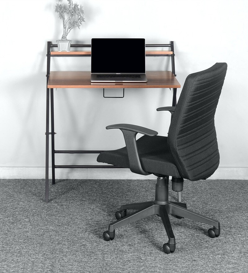 Buy Optimal Folding Study Table in Walnut Finish By Nilkamal Online Modern Writing Tables