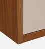 Opal 3 Door Wardrobe In Beige Ceramic High Gloss Finish
