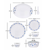 Opal 35pcs Dinner Set of 6pcs Dinner Plate, 6pcs Quarter Plate, 6pcs Veg. Bowl, 6pcs Soup Bowl, 6pcs Spoon, 2+2pcs Casserole with Lid, 1pc Oval Platter.