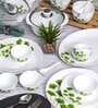 Opal 35pcs Dinner Set of 6pcs Dinner Plate, 6pcs Quarter Plate, 6pcs Veg. Bowl, 6pcs Soup Bowl, 6pcs Spoon, 2+2pcs Casserole with Lid, 1pc Oval Platter.
