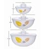 Opal 3pcs Mixing Bowl Set with Lid of 1pc Each Large, Medium & Small.