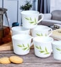 Opal Glass 12pcs Tea/Coffee Mug Set