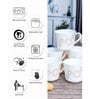 Opal Glass 12pcs Tea/Coffee Mug Set